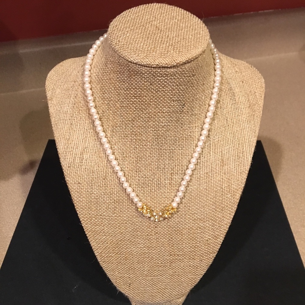 Napier faux pearl necklace